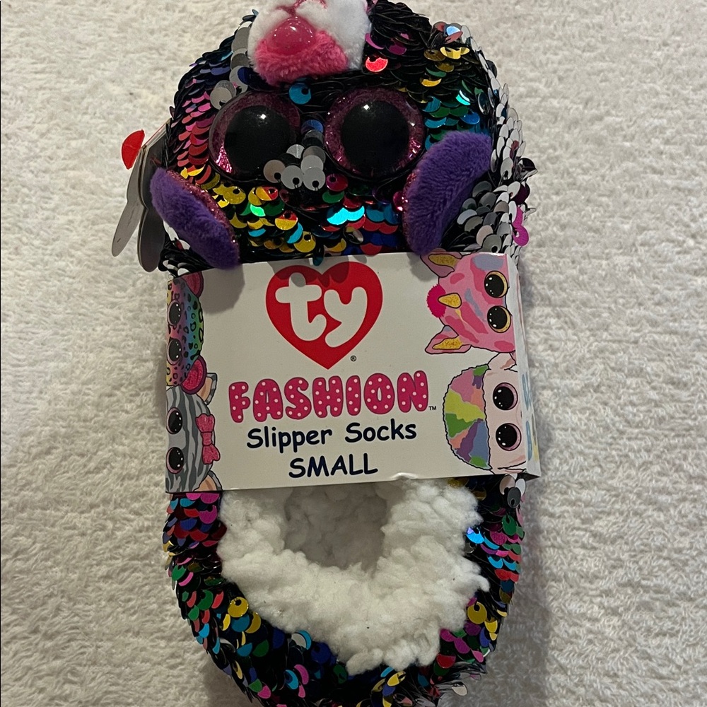 ty FASHION Slipper Socks SMALL 11-13